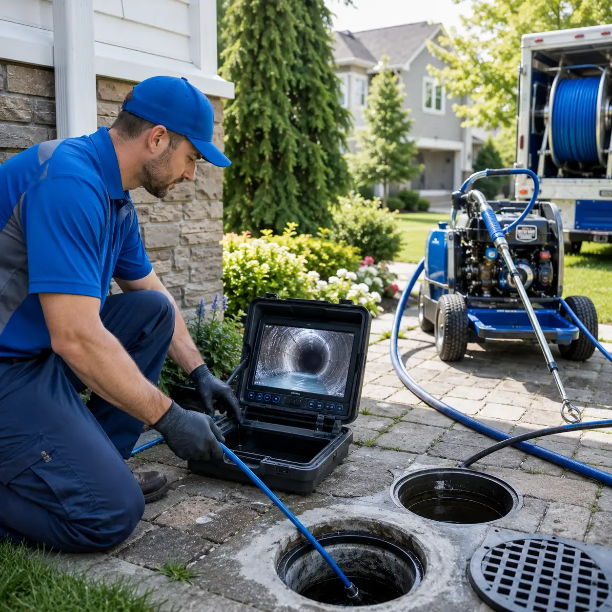 Outdoor drain cleaning professionals serving Red Mountain, CA